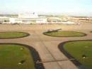 Shadow of B757 Takeoff from DFW Runway 18L Shadow of B757 Takeoff from DFW Runway 18L