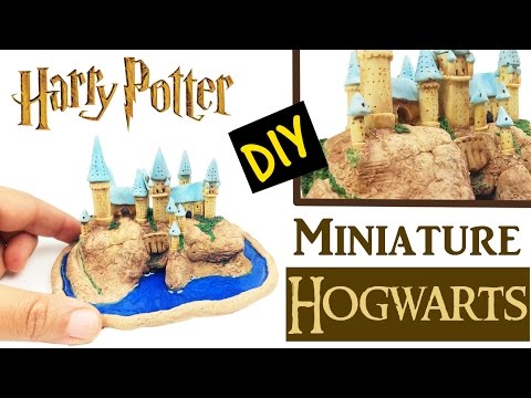 DIY MINIATURE HARRY POTTER CASTLE
