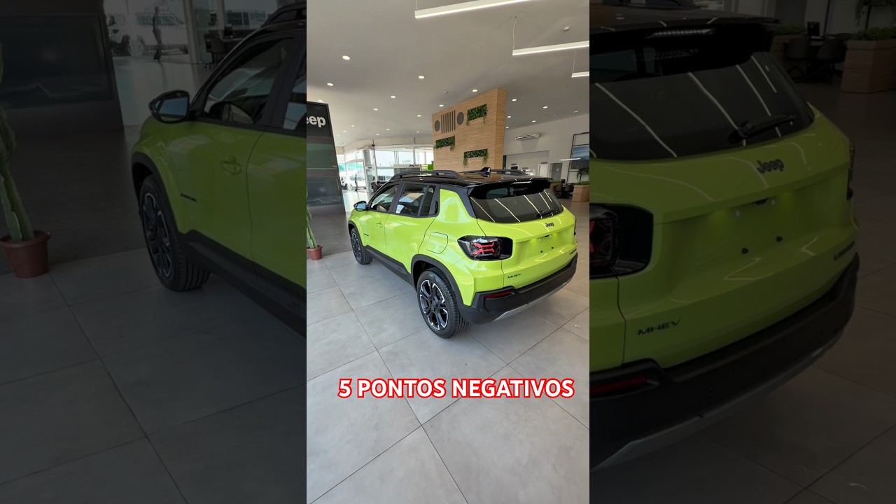 5 PONTOS NEGATIVOS DO JEEP AVENGER!!