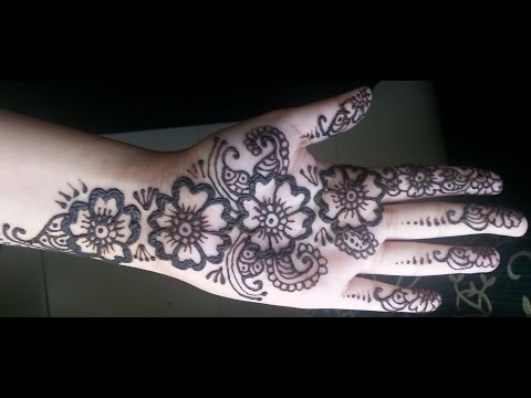 how to easy henna designs