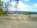 Oggie bails jumping a gap