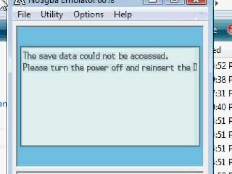 how to fix pokemon black on no$gba