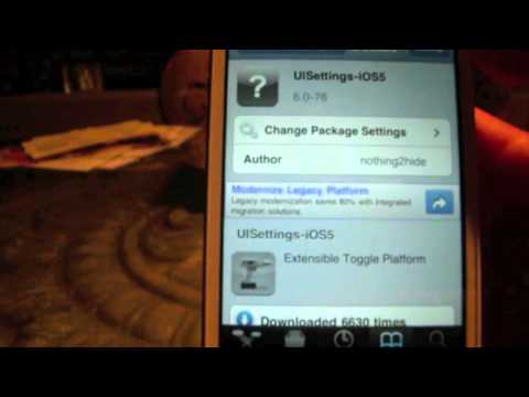 How To Install UISettings On iOS 5 GM