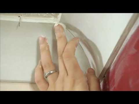 how to fit polystyrene coving