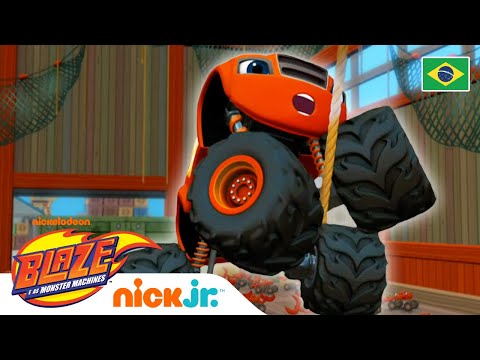 Aula de física com Blaze - parte 3 🚀 | Blaze and the Monster Machines