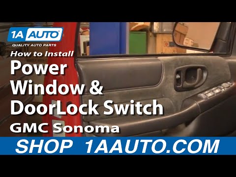 How To Install Replace Power Window and Door Lock Switch GMC Sonoma 01-04 1AAuto.com