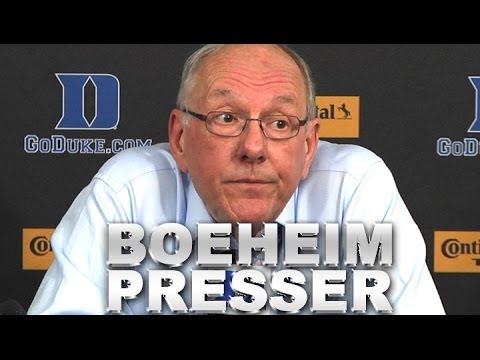 Syracuse's Jim Boeheim Speaks After Ejection At Duke