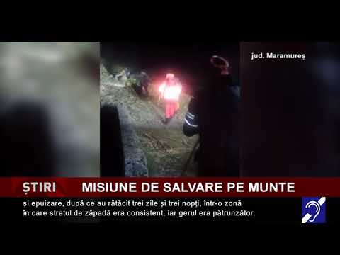 Misiune de salvare, în munții Maramureșului