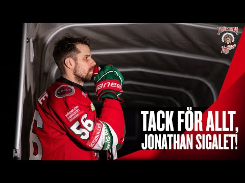 Lycka till i livet efter hockeyn, Jonathan Sigalet! Tack!