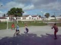 Uma partida de futebol