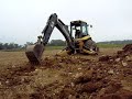 Backhoe action