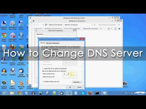 how to change dns