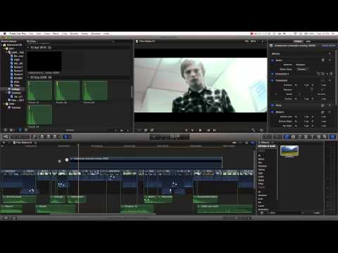 Final Cut Pro X Tutorial pt. 15 - Anamorphic Widescreen + Letterboxing