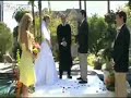 Man trips and throws bride and parson into pool