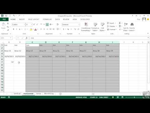 how to fill number series in excel 2013