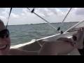 Driving a boat w/ no hands in the Banana River Cocoa Beach