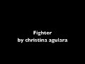 Christina Agulara - hurt and fighter