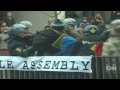 Protesters beaten by police Protesters beaten by police