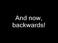 First, I play the Poppler song from Futurama, then I play it backwards along with the lyrics, for your enjoyment.
