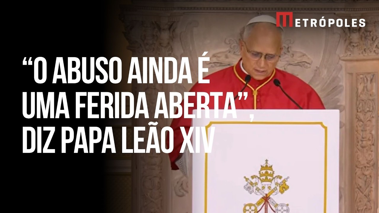Na Espanha, papa XIV diz que abusos na Igreja são “ferida aberta”