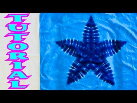 how to tie dye a square pattern