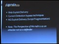 Brucon 2009: A new web attack vector: Script Fragmentation 1/6