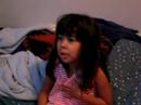 Noelli sings the Pledge of Allegiance...I think