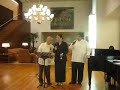 Sec Alfonso Yuchengco singing the Night and Day