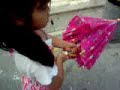 It walks with my daughter