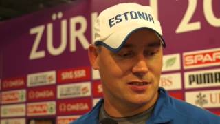 Gerd Kanter (EST), Silver Medal Winner Discus Throw Men
