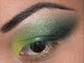 Bright to Dark Green eye Tutorial!!!!!