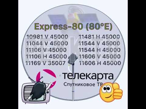Спутниковое тв / express 80 E частоты на спутниковое тв 2022