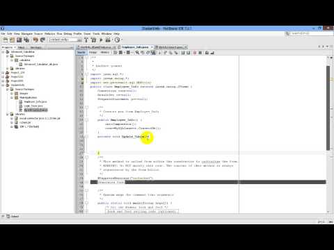 how to fill jtable from database