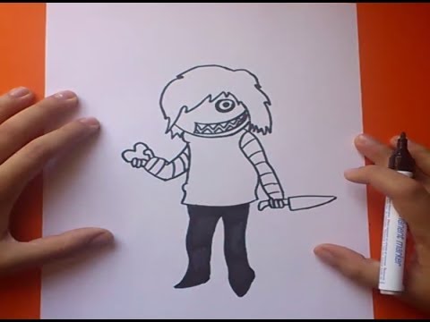 how to draw jeff the killer