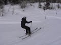 Extreme Skiing huge Cliff Drop 540 wow Extreme Skiing huge Cliff Drop 540 wow