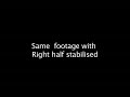Footage stabilisation