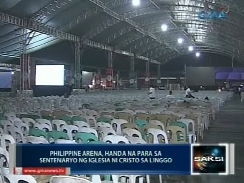 philippine arena - Saksi is GMA Network's late-night newscast hosted by Arnold Clavio and Vicky Morales. It airs Mondays to Fridays at 11:30 PM (PHL Time) on GMA-7. For more videos from Saksi, visit http://www.gmanet...