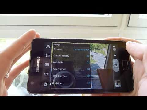 how to use camera zoom in galaxy s'advance