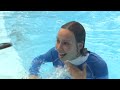 Candidates swimming task