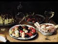 georg philipp telemann - tafelmusik:

1. concert in f major - allegro
2. conclusion in b flat major - furioso