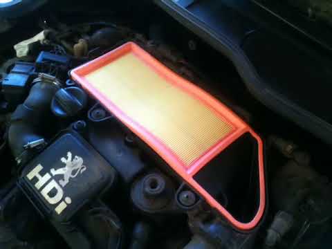 how to unblock diesel filter peugeot 206