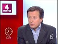 nicolas dupont-aignan �tait l'invit� de t�l�matin sur france 2 le mardi 5 f�vrier 2008