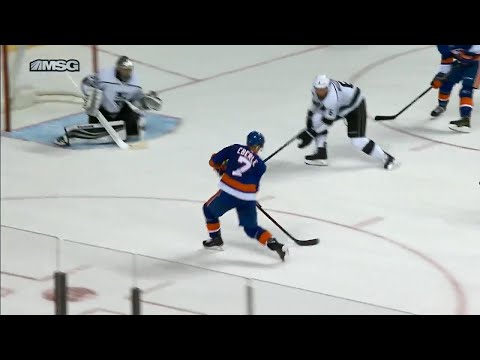 Video: Islanders' Eberle scores top shelf in overtime against Kings