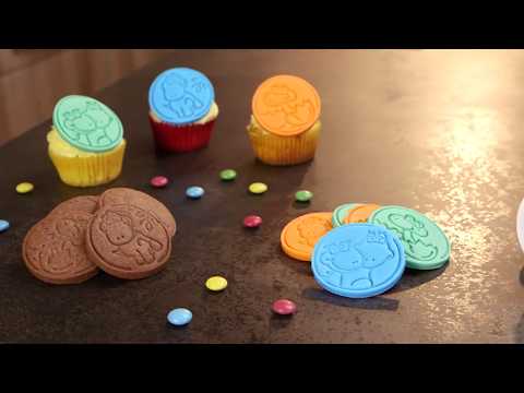Формочки с печатью DELICIA, 3 шт. динозавры