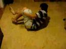 Brian breakdancing