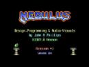 this is the main menu of the classic nebulus by hewson.
