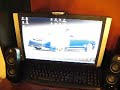 M2N32 SLI Deluxe PC and monitor setup with PS3
