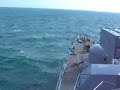 Fregatte Bremen mit 27Kn heimwärts Fregatte Bremen mit 27Kn heimwärts