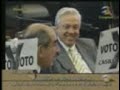 el diputado del prd, pablo g�mez, pone en jaque al senador panista j�uregui, quien evade contestar como aplicar�a el bando informativo 13 en el distrito federal. esto sucede en el debate de la comisi�n permanente en el congreso el d�a 2 de agosto de 2006.
