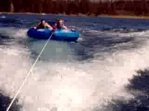 Inner Tubing on Tahoe Lake